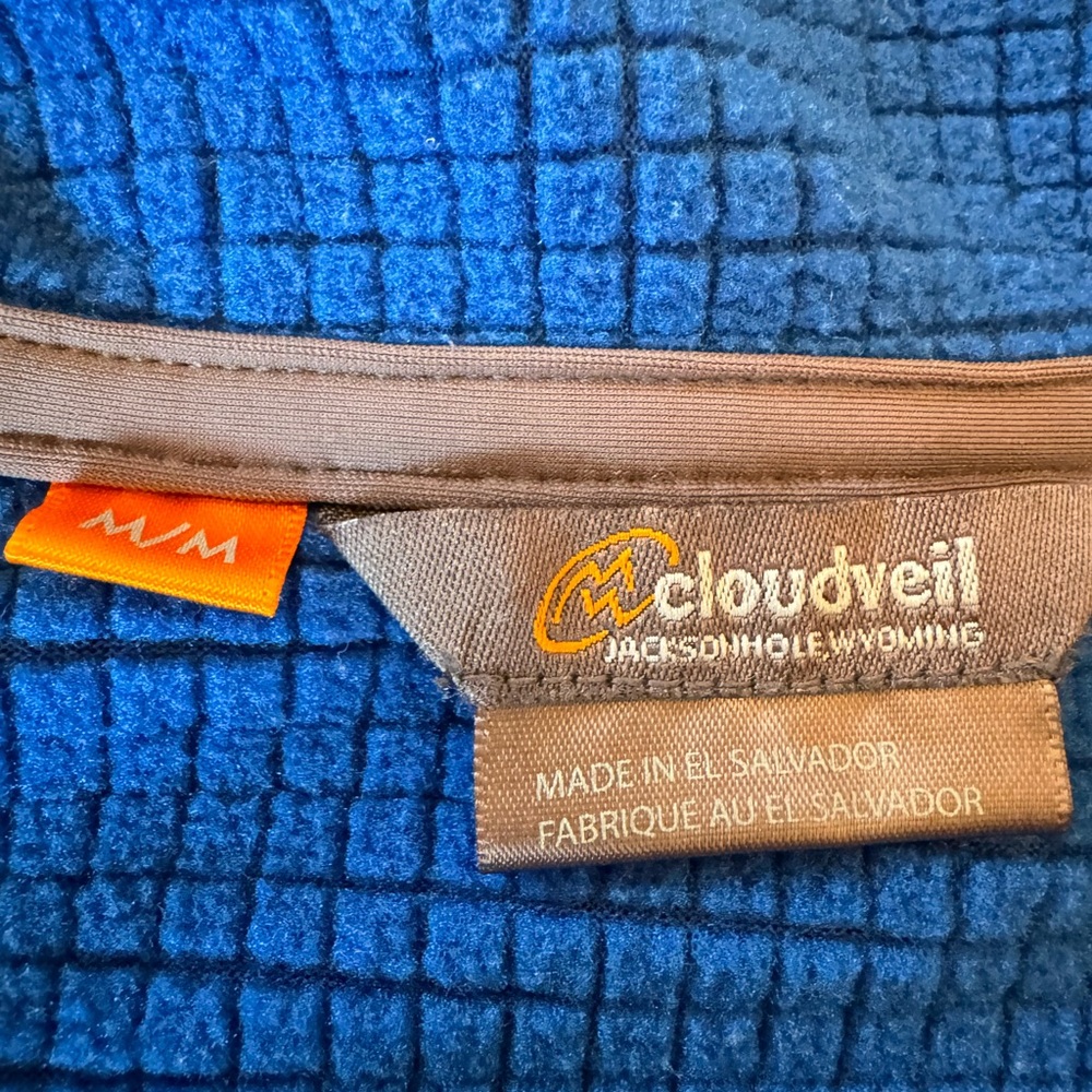 Cloudveil Blue And Gray Pullover - image 6